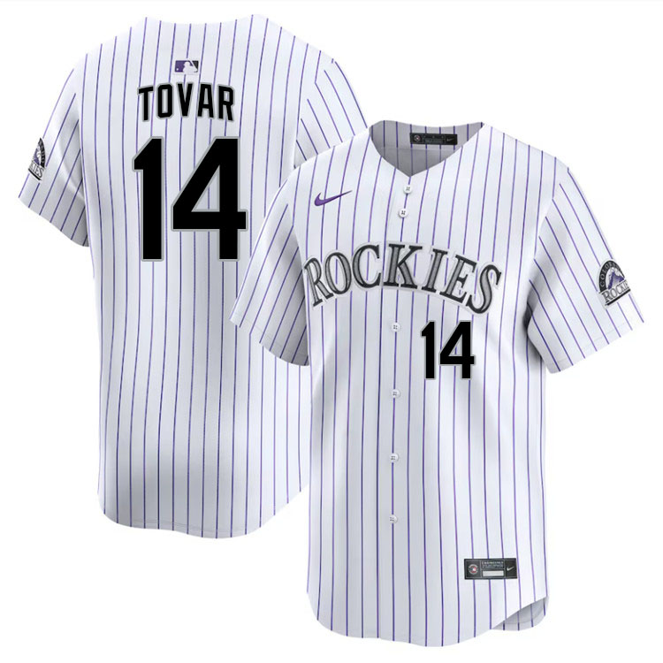 Ezequiel Tovar Colorado Rockies Jersey,Uniforms,Gears Stitched-White